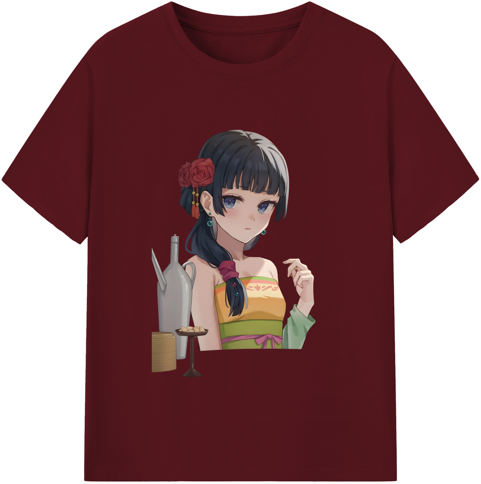 （画像用） 薬屋のひとりごと The Apothecary Diaries 綿100％半袖Tシャツ（フロントプリント）